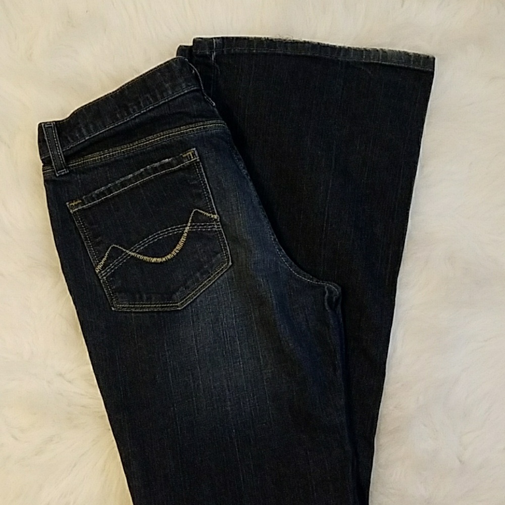 Mossimo denim low-rise bootcut jeans